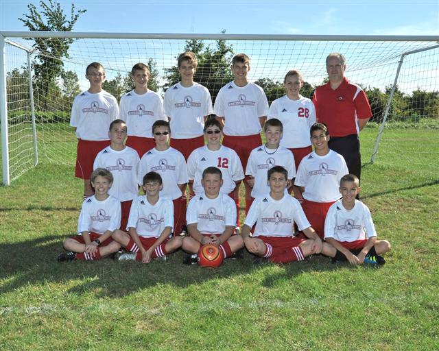 Middle School Soccer Team Photo